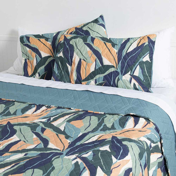 Quilt 2,5 Plazas estampado Jardín, Mashini