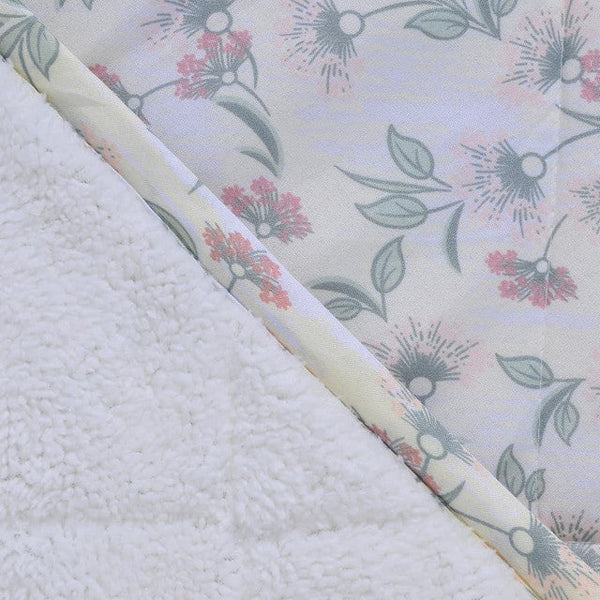 Plumon 2,5 plazas basico sherpa, estampado Cream.