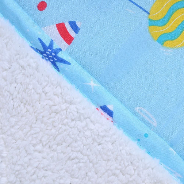 Plumon 1,5 plazas basico sherpa, estampado Andres