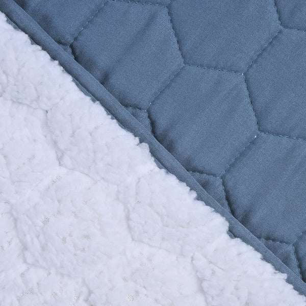 Quilt Sherpa KING Azul