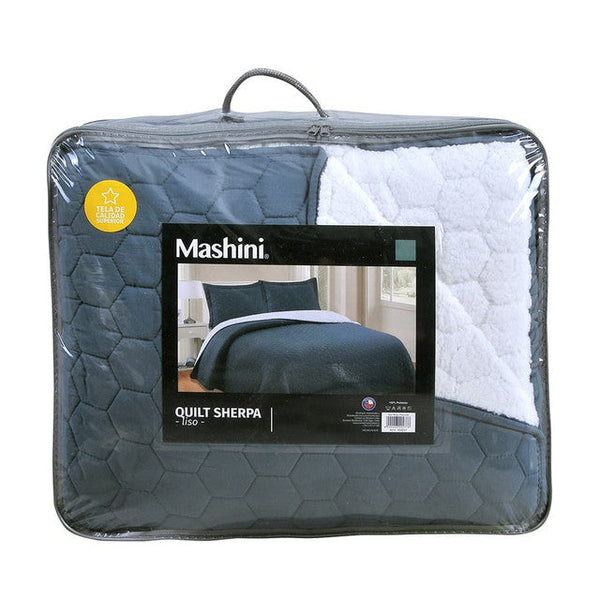 Quilt Sherpa KING Azul