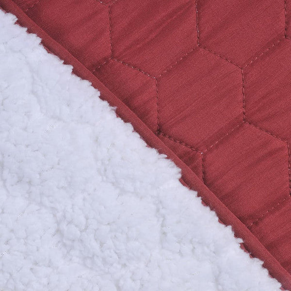 Quilt Sherpa SUPER KING Burdeo