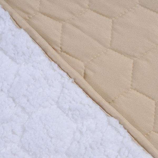 Quilt Sherpa 2 Plazas Beige