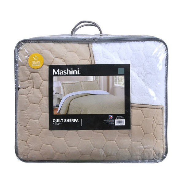 Quilt Sherpa 2 Plazas Beige