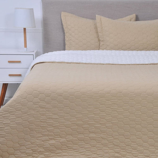 Quilt Sherpa 2 Plazas Beige