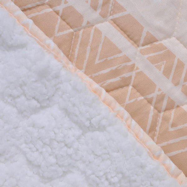 Quilt Sherpa KING Peach