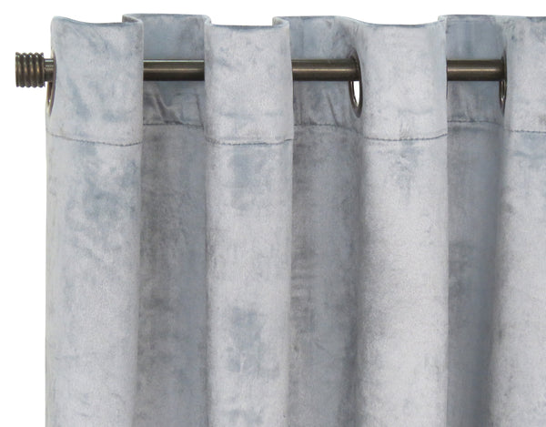 Set Cortinas Velvet 140 x 220 cm Gris.