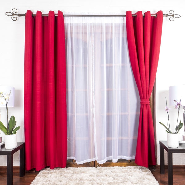 Combo de cortinas Atlantic, Burdeo