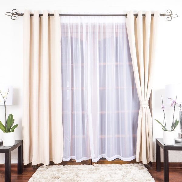 Combo de cortinas Atlantic, Crudo