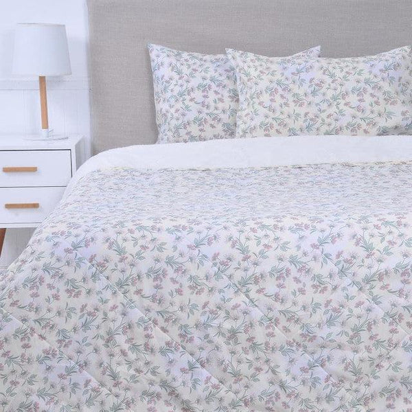 Plumon 2,0 plazas basico sherpa, estampado Cream.