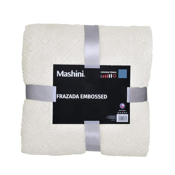 Frazada 2 Plazas Coral Embossed Arena