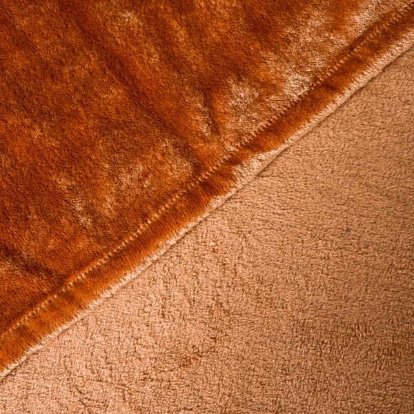 Frazada 2 Plazas Flannel, Sienna