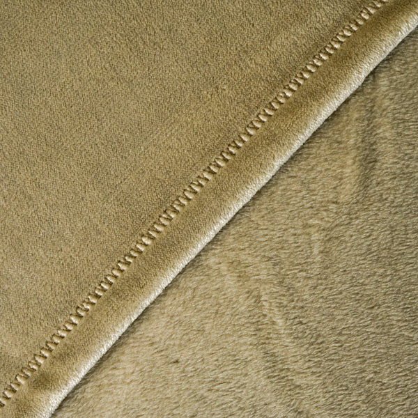 Frazada King Flannel, Olive