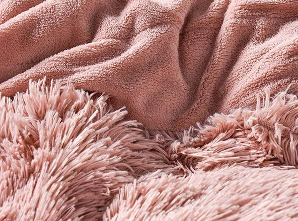 Plumon 1,5 Plazas shaggie ROSADO