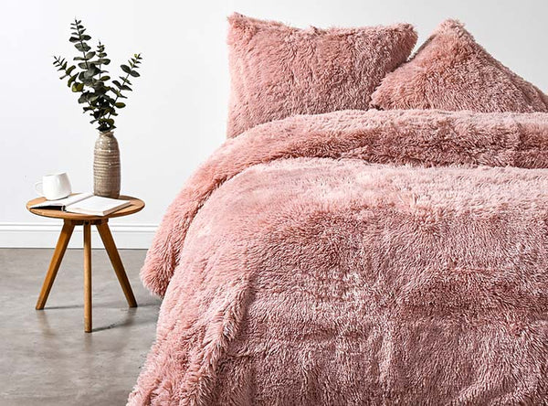 Plumon 2 plazas Shaggie ROSADO