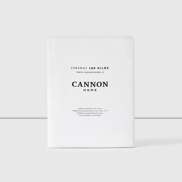 Sábanas Super King 180 Hilos, Cannon, Blanco