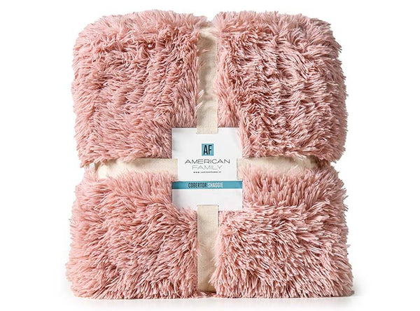 Plumon 1,5 Plazas shaggie ROSADO