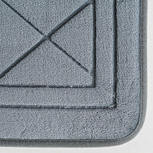 Piso de Baño Embossed Foam, Gris.