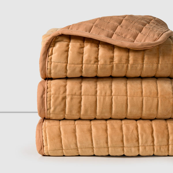 Piecera VELVET Element & Co, 100 x 220 cm Camel